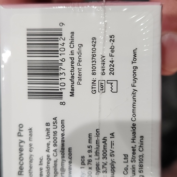 Solawave eye recovery pro upc# 810137610429 - Picture 6 of 6